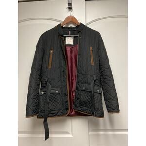 Tommy Hilfiger Women's Diamond Quilted Jacket, Black Sz M